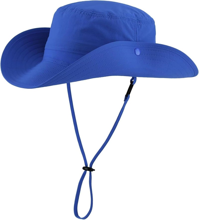 Connectyle Sun Hat for Men Women Outdoor UV Protection Safari Hat for Fishing Hiking Gardening Breathable Cowboy Hat UPF50 - Image 2